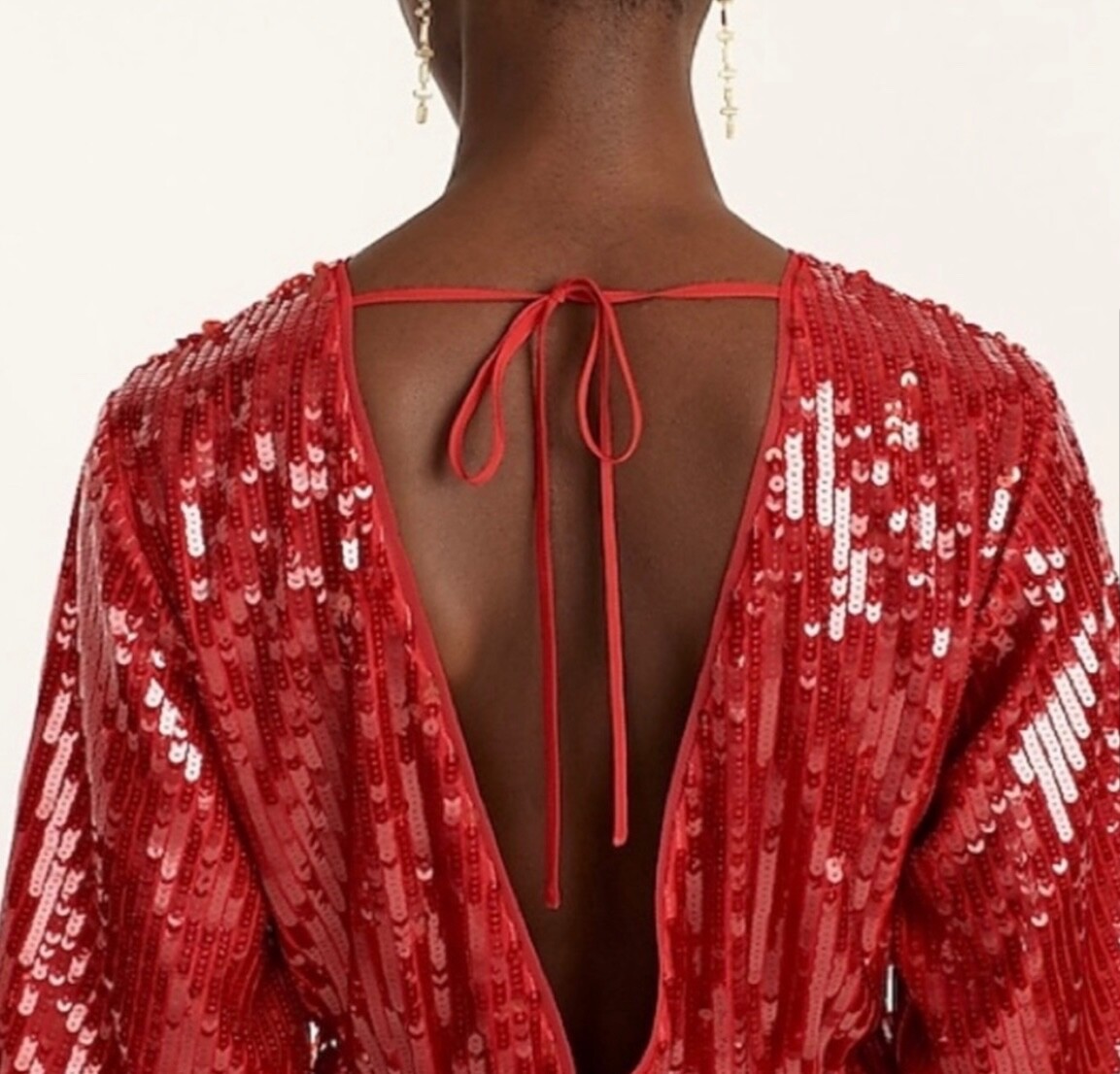 open lace back dress Vietta Sequin Cami Micro Mini Dress