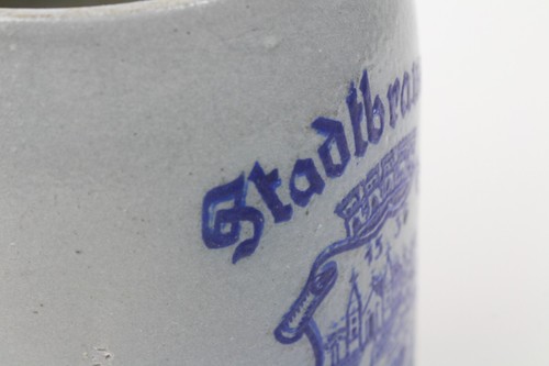 Antiker Bierkrug Maßkrug Stadtbrauerei Spalt Mittelfranken 0,5 Liter - Bild 3 von 7