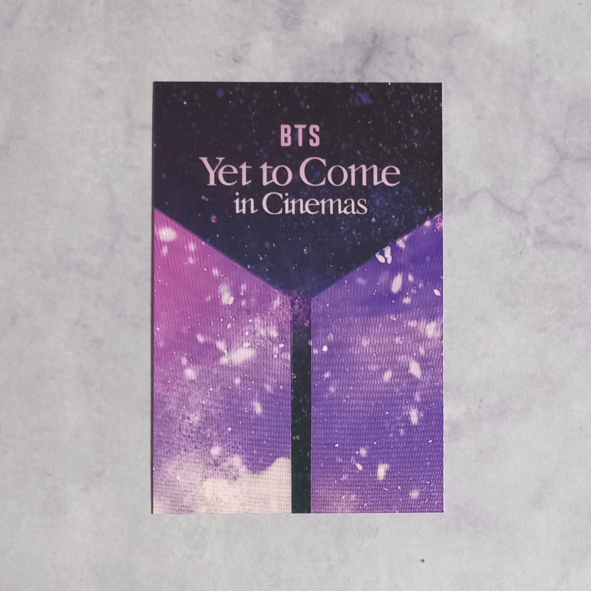 BTS Yet to Come in cinemas 1st Week Photo Card & 2nd Week Postcard