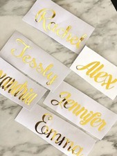 Personalised Custom Name Sticker For bottles, glass, and any surface 5p