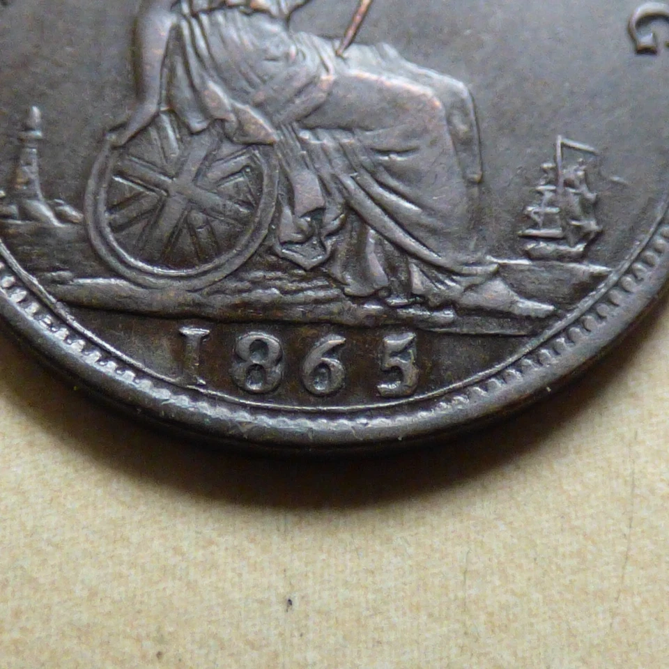 Victoria Farthing 1865/2 Better Grade (myrefn15228B) - Image 2 of 4