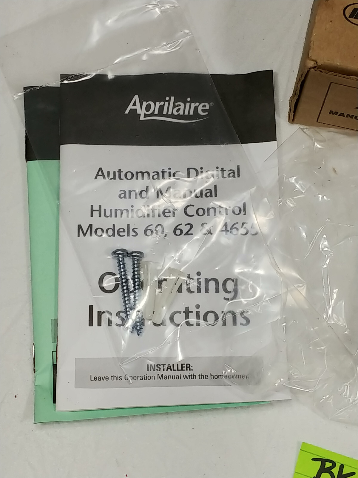Aprilaire 4655 Humidistat Control New-Old Stock