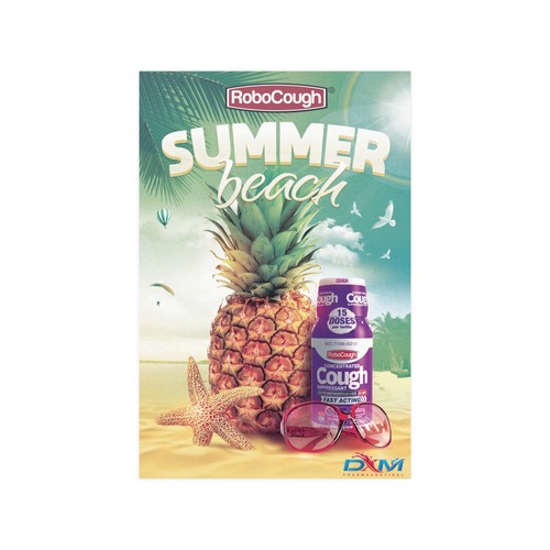 Robocough SUMMER BEACH Satin Poster - Picture 6 of 7