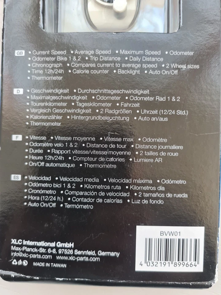 XLC Cycle Computer BV-W01 - New/Damaged Box - Image 4 of 4