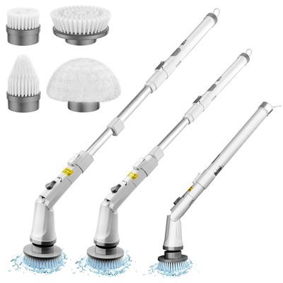 BSTY Electric Spin Scrubber Cordless Shower Scrubber 2 Speed Power Scrubber