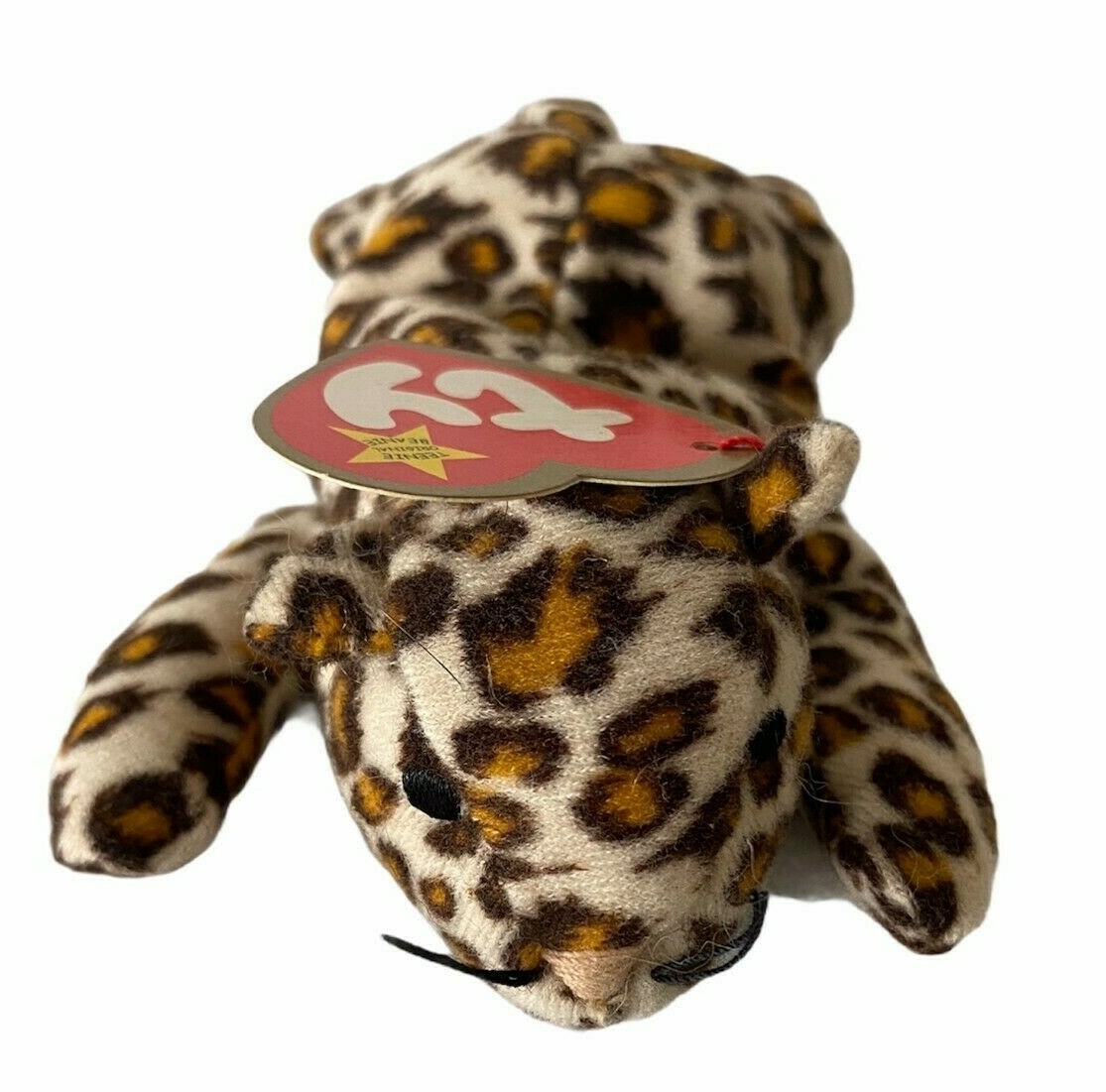 RARE 93 Ty Teenie Beanie Baby - Freckles The Spotted Leopard