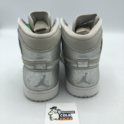Size 10.5 - Air Jordan 1 Retro Silver High 25th Anniversary for
