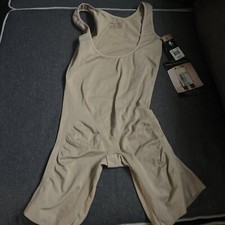 Marilyn Monroe Women's Large Seamless Body Briefer Beige Wear Your Own Bra
