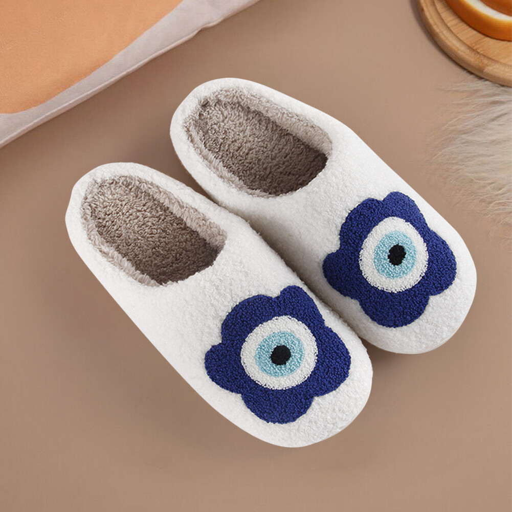 APL Pantofole con fiori in peluche ciabatte floreali pelose comode antiscivolo per uomo donna