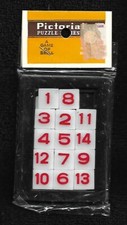 Vintage Pictoral Puzzle Series 14 Number Slide Puzzle New in Package Hong Kong