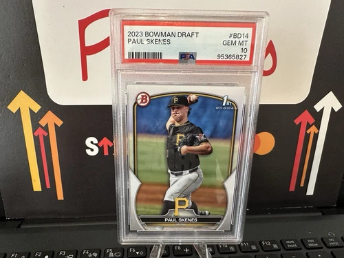 2023 Paul Skenes 1st Bowman Draft PSA 10 Paper Rookie RC BD-14 Pirates