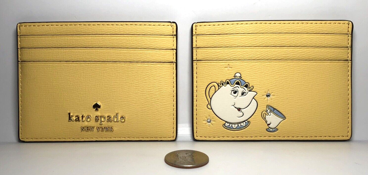 Disney's Beauty And The Beast x Kate Spade Small Slim Card Holder