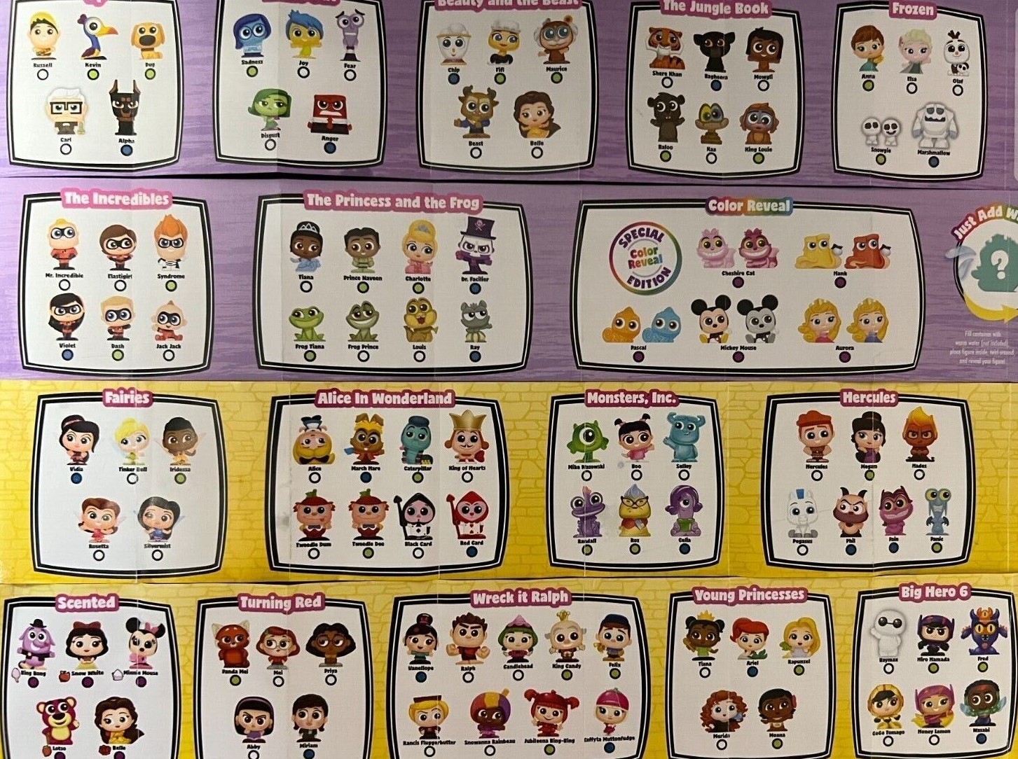 Disney Doorables Series 68 Characters you pick! Cedea Seafood