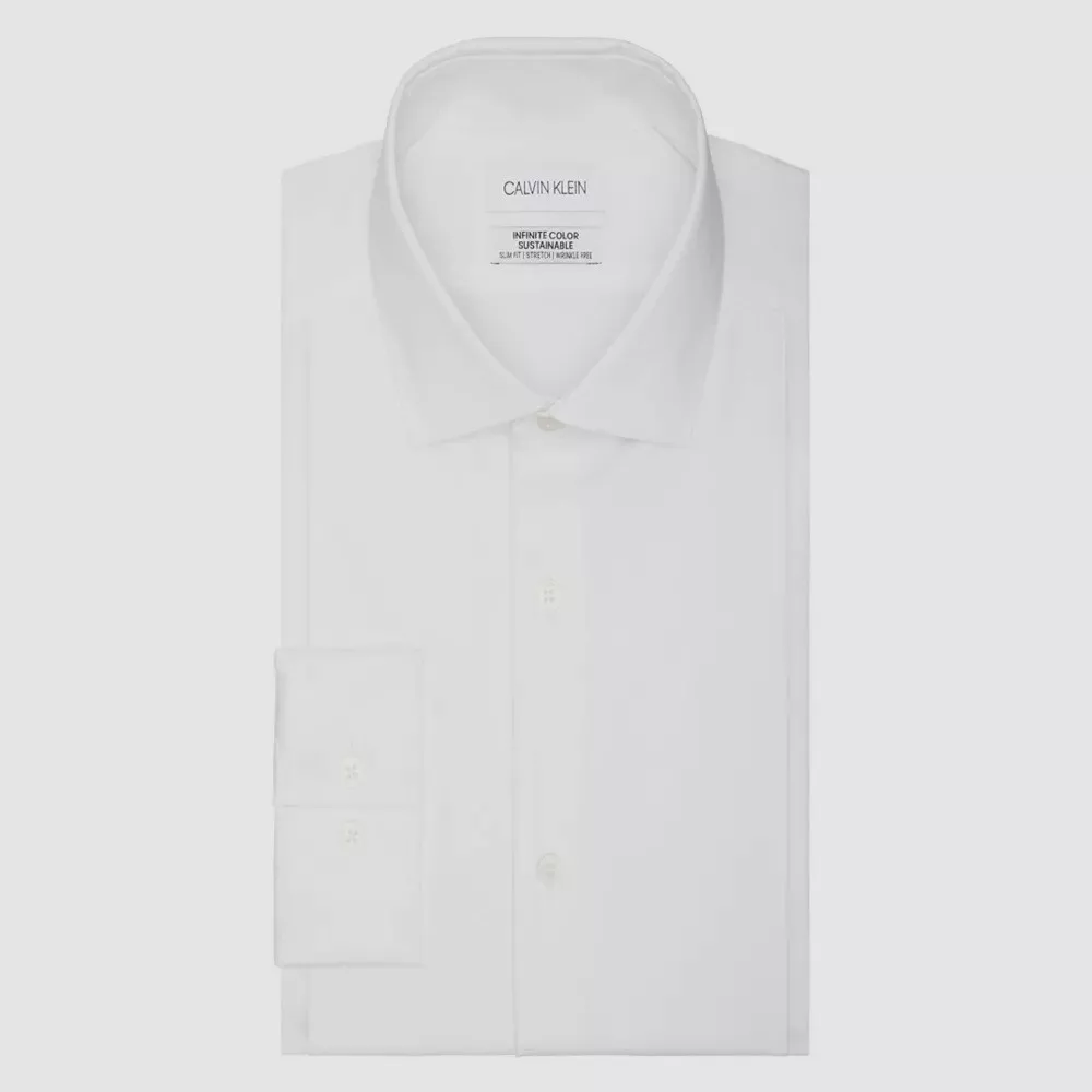 e.s. Business shirt cotton stretch, comfort fit white