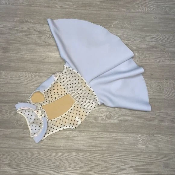 Reverencia Bailarinas Mediano Juventud Azul y Estrás Estilo Falda Conjunto Disfraz Foto 3 de 4