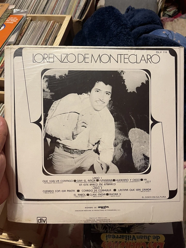 LORENZO DE MONTECLARO - QUE VUELVA CONMIGO / LP NUEVO Y SELLADO Foto 2 de 2