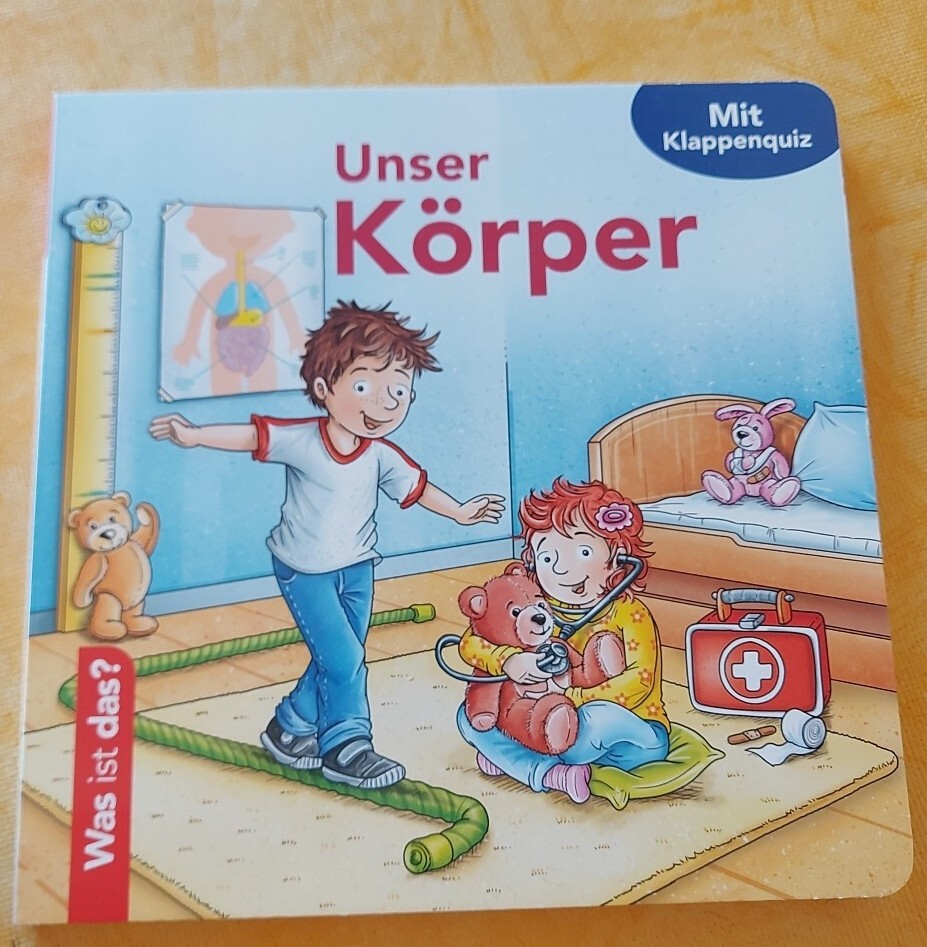 Neu WAS IST DAS ? UNSER KÖRPER Mit Klappenquiz ab 3 Jahren Geschenk Ostern