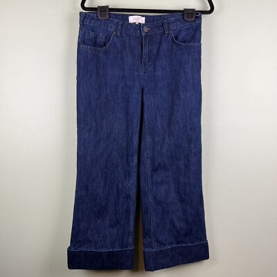 Cuffed Jeans 29 Leg Jeans Veronica Beard Women's Dylan High Rise