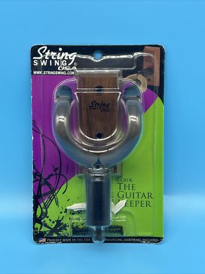 String Swing CC01K-BW Hardwood Home and Studio Guitar Keeper NEW