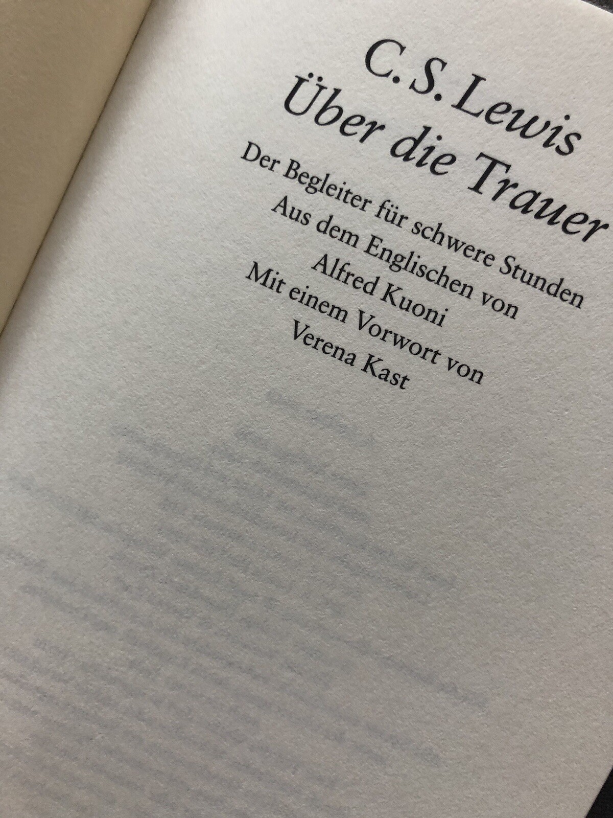 C.S. Lewis Über die Trauer
