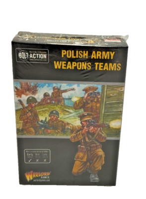 Warlord Games Polish Army Weapons Teams 28mm Scale Miniatures Neu OVP *