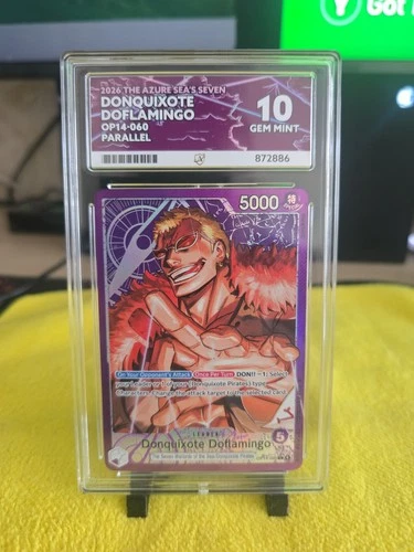 One Piece Donquixote Doflamingo OP14-060 Alt Art Leader English Ace10