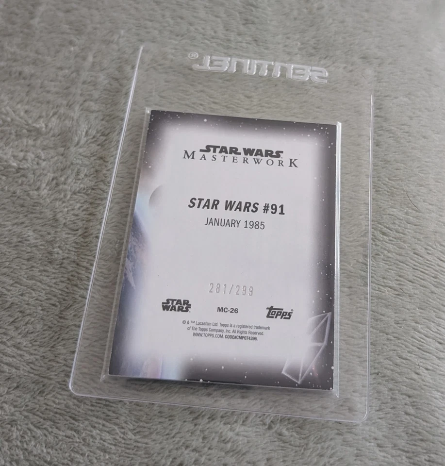 2024 Star Wars Masterwork: Star Wars #91 Jan 1985 Comic Cover #MC-26 /299 - Image 2 of 2