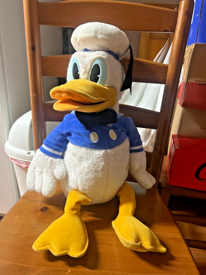 Folkmanis Disney DONALD DUCK Hand Puppets Plush Rare Discontinued. *see Pictures