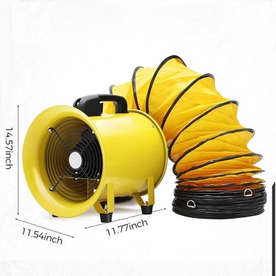 Utility Industrial Blower Fan 8/10Inch Extractor with 5/10m Duct Hose Ventilator