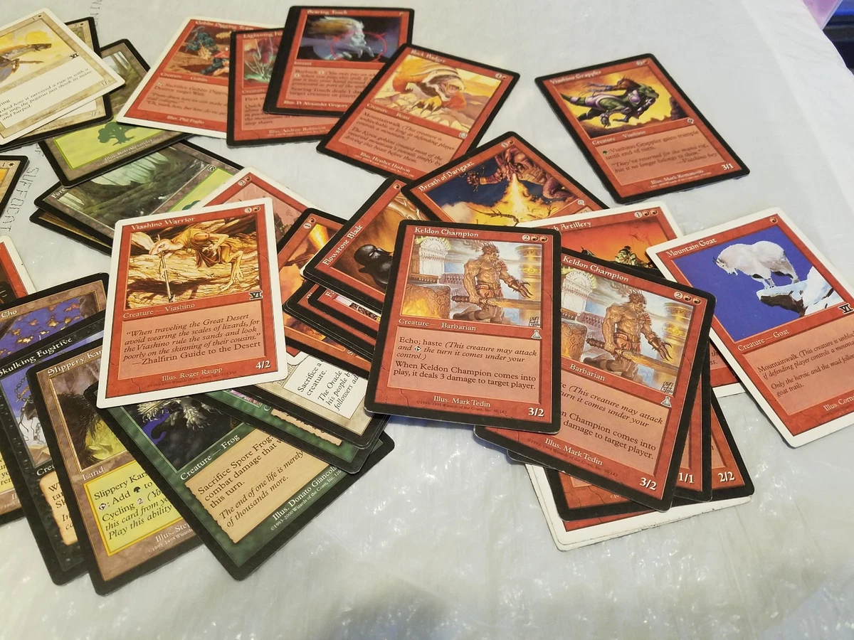 buy mtg cards in bulk Magic The Gathering 6,500 Bulk Cards MTG No Lands No Tokens Commons Un –  East Dragon Cards main image 0