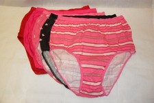 NWOT Assorted Comfort Choice 5 Pair Pack Cotton Brief Panties Size 12
