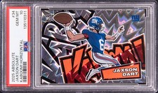 2025 Panini Absolute Kaboom Horizontal Jaxson Dart #34 RC — PSA 10 (Chaser Pack)