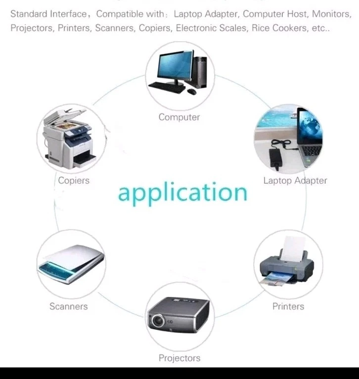 Stromkabel Netzkabel C5 Kleeblatt Strom Kabel TV PC Monitor Laptop Netzteil 1,5m - Bild 3 von 4
