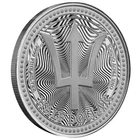 2025 - BARBADOS TRIDENT - Scottsdale Mint 1 oz .999 Fine Silver Coin PROOF LIKE