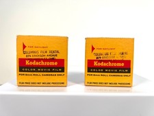 Vtg Original Sealed Kodachrome Double 8mm Color Movie Film Expired 1962 Lot of 2