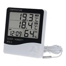 Temperature Meter Hygrometer with Range -50℃-70℃  Accuracy ±1℃ Resolution 0.1℃