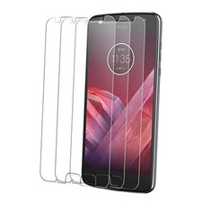 For Motorola Moto Z2 Play Glass Screen Protector, 3 Packs Anti-Glare Ultra