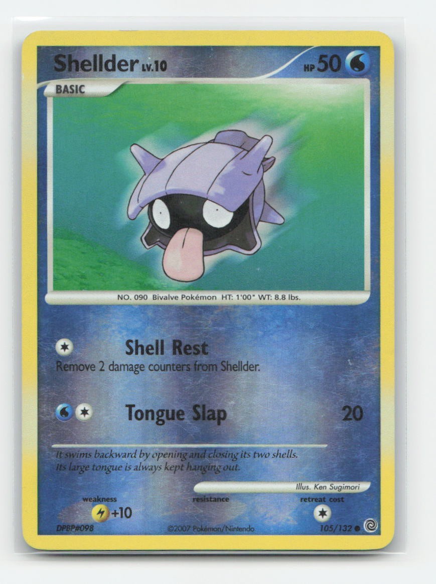 Shellder 105/132 - C Secret Wonders Pokemon Reverse Holo MP