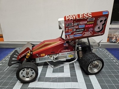  Vintage 1/10 Custom Ascot Big Boy Toys Team Associated Sprint Car W Trackmaster