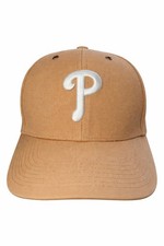 Carhartt x 47 Philadelphia Phillies Hat Brown Canvas Adjustable MLB Cap Dad Hat