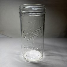 Tarro alto Ball Mason 24 oz pinta y media boca ancha tapa y banda EE. UU.