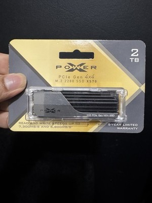 Silicon Power 2TB XS70 NVME PCIe Gen4, PS5 Compatible