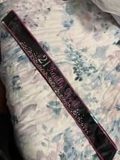 21 birthday sash