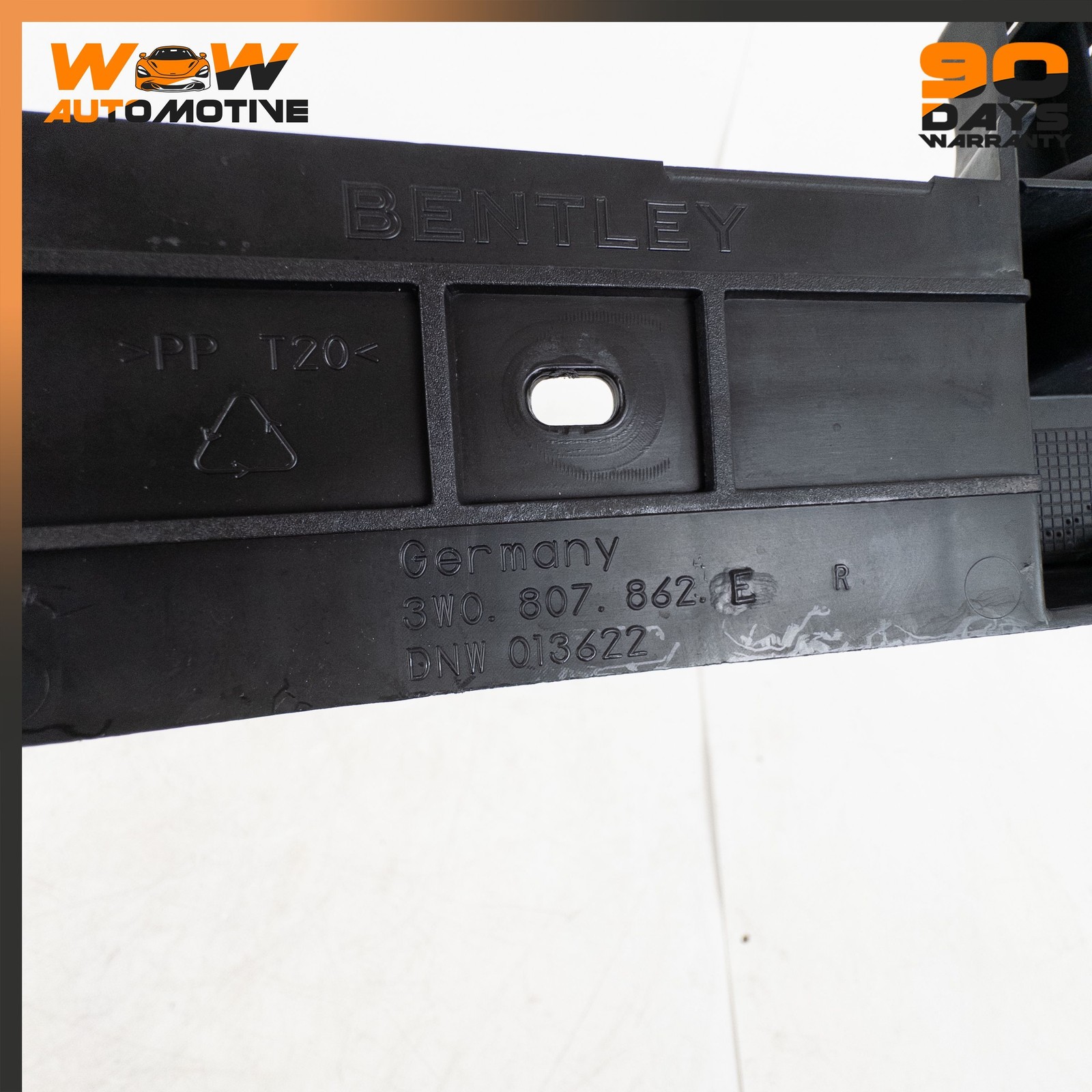 04-11 BENTLEY CONTINENTAL GT GTC REAR BUMPER SUPORT MOUNT BRACKET SET OEM