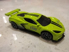 2025 Hot Wheels Corvette C8.R GREEN Exclusive Design & Color 1:64 Toy Race CAR