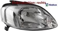 Abakus 441-11A4R-LD-EM Hauptscheinwerfer Rechts Scheinwerfer FüR VW