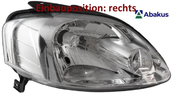 Abakus 441-11A4R-LD-EM Hauptscheinwerfer Rechts Scheinwerfer FüR VW-image