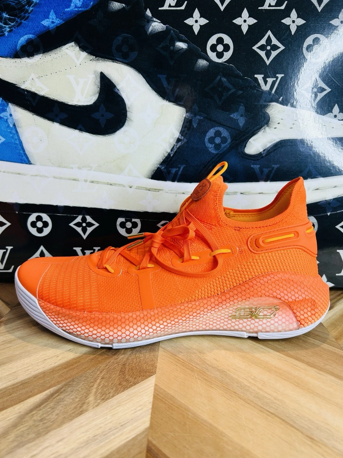 Basketball homme Under Armour Curry 6 équipe orange All Star 3022893 800 homme 12