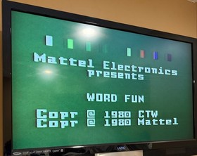 IntelliVision Word Fun The Electric Company  CIB TESTED READ NOTE