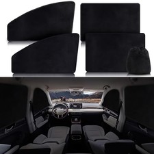 Magnetic Car Window Shades 4PCS, Car Window Covers Ultimate Flat Full Set 4PCS